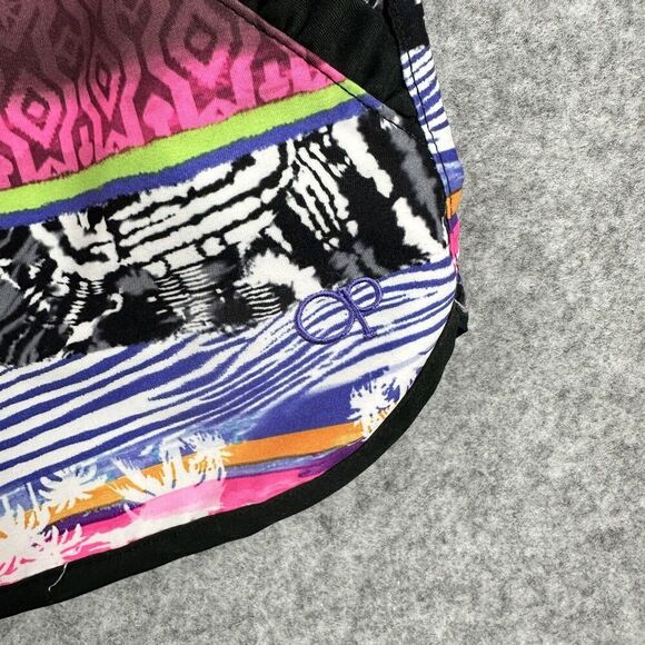 VTG Op Ocean Pacific Shorts Women XL 15-17 Hot Pants Tropical Beach Surf 90s Y2K - Picture 4 of 9